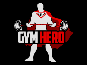 Gym Hero logo design by lestatic22
