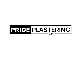 Pride Plastering Co. logo design by pakNton