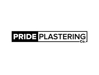 Pride Plastering Co. logo design by pakNton