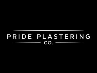Pride Plastering Co. logo design by berkahnenen