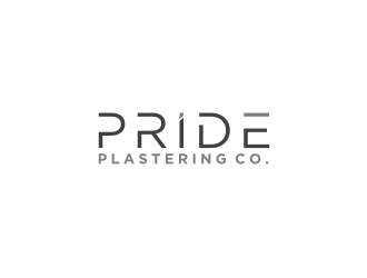Pride Plastering Co. logo design by bricton