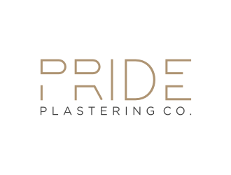 Pride Plastering Co. logo design by bricton