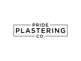 Pride Plastering Co. logo design by akhi