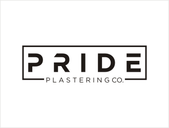 Pride Plastering Co. logo design by bunda_shaquilla