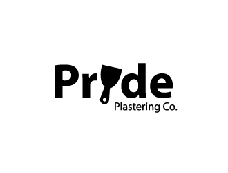 Pride Plastering Co. logo design by syakira