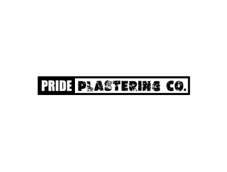 Pride Plastering Co. logo design by sodimejo