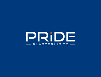 Pride Plastering Co. logo design by ubai popi