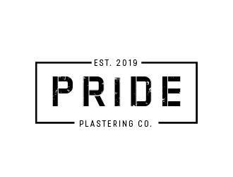 Pride Plastering Co. logo design by Srikandi