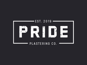 Pride Plastering Co. logo design by Srikandi