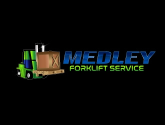 Medley Forklift Service logo design by 35mm
