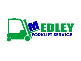 Medley Forklift Service logo design by 35mm