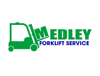 Medley Forklift Service logo design by 35mm