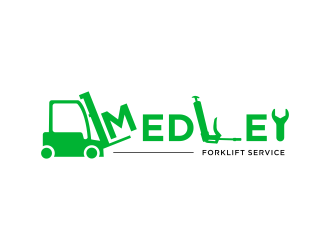 Medley Forklift Service logo design by Kanya