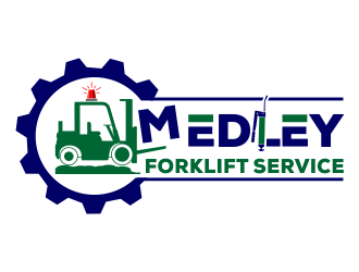 Medley Forklift Service logo design by kopipanas