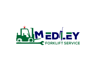 Medley Forklift Service logo design by kopipanas