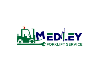 Medley Forklift Service logo design by kopipanas