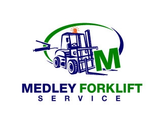 Medley Forklift Service logo design by AYATA