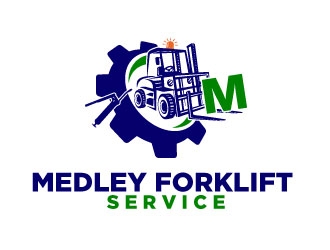 Medley Forklift Service logo design by AYATA