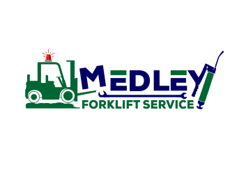 Medley Forklift Service logo design by kopipanas