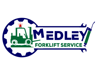 Medley Forklift Service logo design by kopipanas
