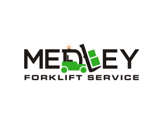 Medley Forklift Service logo design by Barkah
