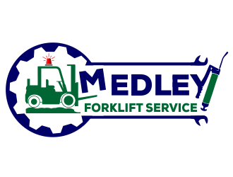 Medley Forklift Service logo design by kopipanas