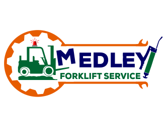 Medley Forklift Service logo design by kopipanas