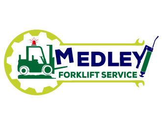Medley Forklift Service logo design by kopipanas