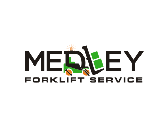 Medley Forklift Service logo design by Barkah