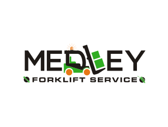 Medley Forklift Service logo design by Barkah