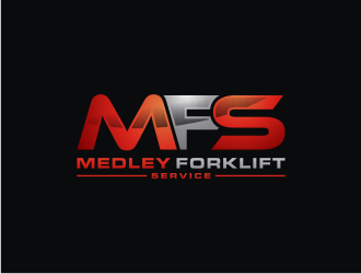 Medley Forklift Service logo design by bricton