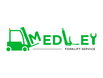 Medley Forklift Service logo design by Kanya