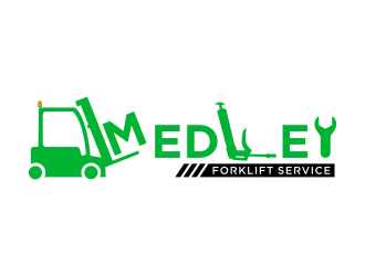 Medley Forklift Service logo design by Kanya