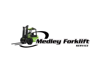 Medley Forklift Service logo design by emberdezign