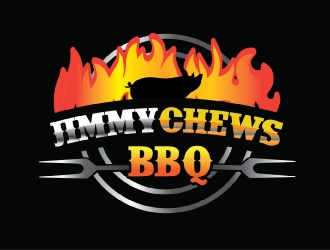 Jimmy Chews BBQ logo design by AamirKhan