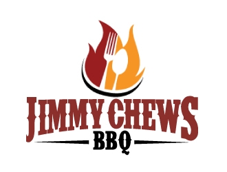 Jimmy Chews BBQ logo design by AamirKhan