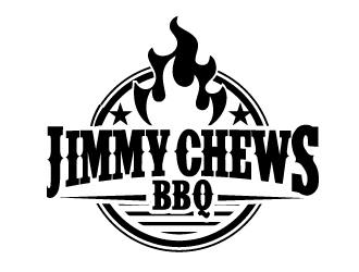 Jimmy Chews BBQ logo design by AamirKhan