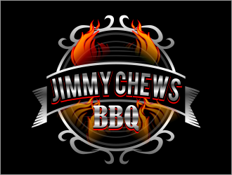 Jimmy Chews BBQ logo design by serprimero