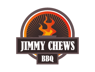 Jimmy Chews BBQ logo design by spiritz