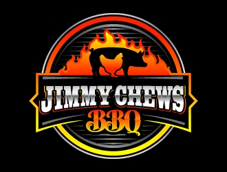 Jimmy Chews BBQ logo design by jaize
