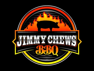 Jimmy Chews BBQ logo design by jaize