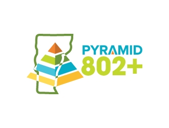 Pyramid 802 Plus logo design by jaize