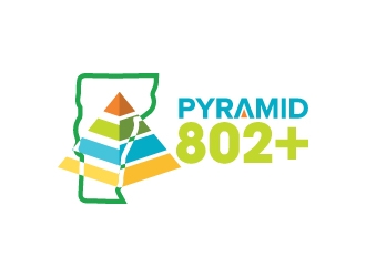Pyramid 802 Plus logo design by jaize
