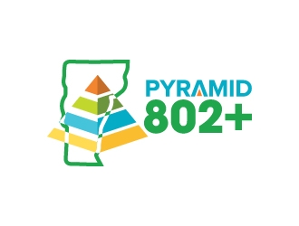 Pyramid 802 Plus logo design by jaize
