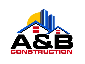 A & B Construction logo design by AamirKhan