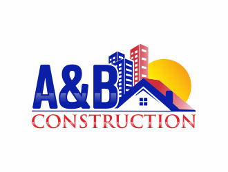 A & B Construction logo design by Mahrein