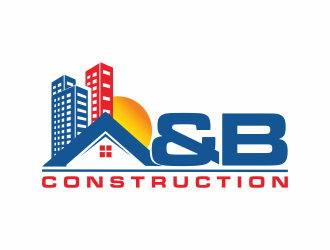 A & B Construction logo design by Mahrein