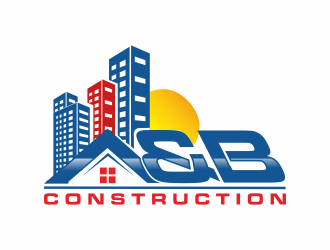 A & B Construction logo design by Mahrein