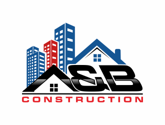 A & B Construction logo design by Mahrein