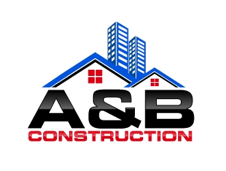 A & B Construction logo design by AamirKhan